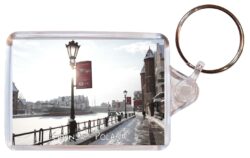 Gdansk - Poland - Double Sided Large Keyring Key Fob Chain Ring Gift Present Souvenir P2