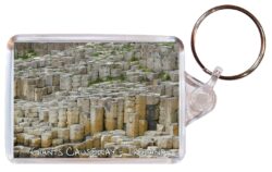 Giants Causeway - Ireland - Double Sided Large Keyring Key Fob Chain Ring Gift Present Souvenir I1