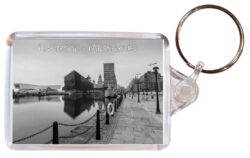 Liverpool - Merseyside - Double Sided Large Keyring Key Fob Chain Ring Gift Present Souvenir E5
