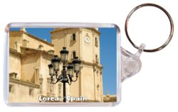 Lorca - Spain - Double Sided Large Keyring Key Fob Chain Ring Gift Present Souvenir S1