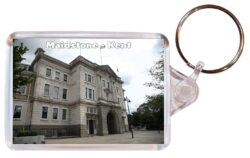 Maidstone - Kent - Double Sided Large Keyring Key Fob Chain Ring Gift Present Souvenir E3