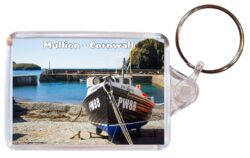 Mullion - Cornwall - Double Sided Large Keyring Key Fob Chain Ring Gift Present Souvenir E2