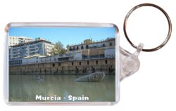 Murcia - Spain - Double Sided Large Keyring Key Fob Chain Ring Gift Present Souvenir S3
