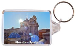 Murcia - Spain - Double Sided Large Keyring Key Fob Chain Ring Gift Present Souvenir S4