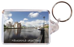 Newcastle upon Tyne - Double Sided Large Keyring Key Fob Chain Ring Gift Present Souvenir E5