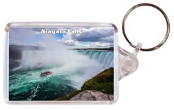 Niagara Falls - Canada - Double Sided Large Keyring Key Fob Chain Ring Gift Present Souvenir C8