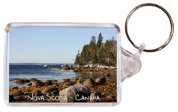 Nova Scotia - Canada - Double Sided Large Keyring Key Fob Chain Ring Gift Present Souvenir C1