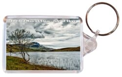 The Old Man of Storr - Isle of Skye - Scotland - Double Sided Large Keyring Key Fob Chain Ring Gift Present Souvenir S2