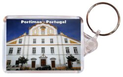 Portimao - Algarve - Portugal - Double Sided Large Keyring Key Fob Chain Ring Gift Present Souvenir P2