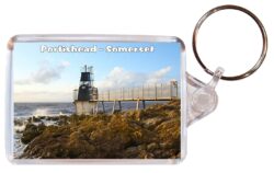 Portishead - Somerset - Double Sided Large Keyring Key Fob Chain Ring Gift Present Souvenir E4
