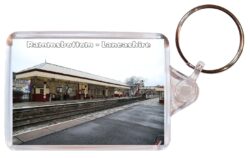 Ramsbottom - Lancashire - Double Sided Large Keyring Key Fob Chain Ring Gift Present Souvenir E2