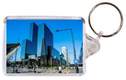 Rotterdam - Holland/Netherlands - Double Sided Large Keyring Key Fob Chain Ring Gift Present Souvenir H3