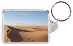 Sahara Desert - Africa - Double Sided Large Keyring Key Fob Chain Ring Gift Present Souvenir SD1
