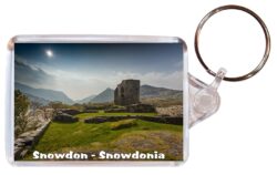 Snowdonia - Wales - Double Sided Large Keyring Key Fob Chain Ring Gift Present Souvenir W2