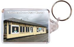 Southend-on-Sea - Essex - Double Sided Large Keyring Key Fob Chain Ring Gift Present Souvenir E2