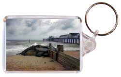 Southwold - Suffolk - Double Sided Large Keyring Key Fob Chain Ring Gift Present Souvenir E1