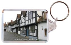 Stratford-upon-Avon - Warwickshire - Double Sided Large Keyring Key Fob Chain Ring Gift Present Souvenir E2