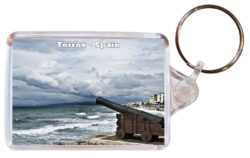 Torrox - Costa del Sol - Spain - Double Sided Large Keyring Key Fob Chain Ring Gift Present Souvenir S1