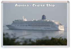 Aurora Cruise Ship - Jumbo Fridge Magnet Souvenir Gift Present