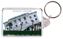 Batumi - Georgia - Double Sided Large Keyring Key Fob Chain Ring Gift Present Souvenir G3