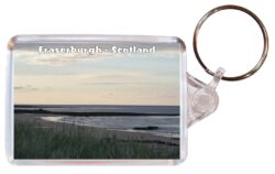 Fraserburgh - Scotland - Double Sided Large Keyring Key Fob Chain Ring Gift Present Souvenir E2