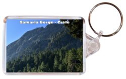 Samaria Gorge - Crete - Greece - Double Sided Large Keyring Key Fob Chain Ring Gift Present Souvenir G4