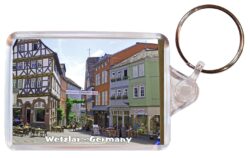 Wetzlar - Germany - Double Sided Large Keyring Key Fob Chain Ring Gift Present Souvenir G1