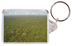 Amazon Rainforest - South America - Double Sided Large Keyring Key Fob Chain Ring Gift Present Souvenir SA4