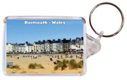 Barmouth - Wales - Double Sided Large Keyring Key Fob Chain Ring Gift Present Souvenir W4