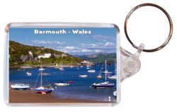 Barmouth - Wales - Double Sided Large Keyring Key Fob Chain Ring Gift Present Souvenir W3