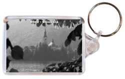 Bled - Slovenia - Double Sided Large Keyring Key Fob Chain Ring Gift Present Souvenir S4