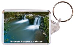 Brecon Beacons - Wales - Double Sided Large Keyring Key Fob Chain Ring Gift Present Souvenir W3
