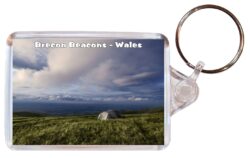 Brecon Beacons - Wales - Double Sided Large Keyring Key Fob Chain Ring Gift Present Souvenir W4