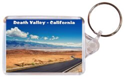 Death Valley - California - USA - Double Sided Large Keyring Key Fob Chain Ring Gift Present Souvenir US2