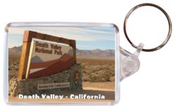 Death Valley - California - USA - Double Sided Large Keyring Key Fob Chain Ring Gift Present Souvenir US3
