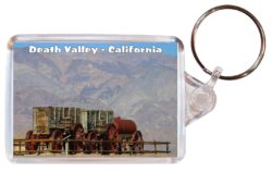 Death Valley - California - USA - Double Sided Large Keyring Key Fob Chain Ring Gift Present Souvenir US4
