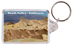 Death Valley - California - USA - Double Sided Large Keyring Key Fob Chain Ring Gift Present Souvenir US5
