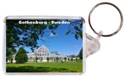 Gothenburg - Sweden - Double Sided Large Keyring Key Fob Chain Ring Gift Present Souvenir S8