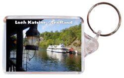 Loch Katrine - Scotland - Double Sided Large Keyring Key Fob Chain Ring Gift Present Souvenir S1