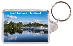 Loch Lomond - Scotland - Double Sided Large Keyring Key Fob Chain Ring Gift Present Souvenir S3