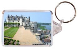 Loire Valley - France - France - Double Sided Large Keyring Key Fob Chain Ring Gift Present Souvenir F1
