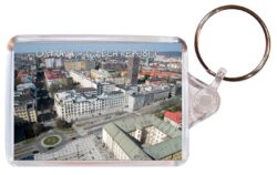Ostrava - Czech Republic - Double Sided Large Keyring Key Fob Chain Ring Gift Present Souvenir S1