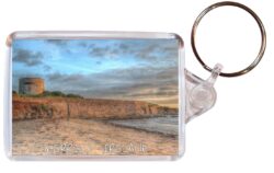 Skerries - Ireland - Double Sided Large Keyring Key Fob Chain Ring Gift Present Souvenir I2