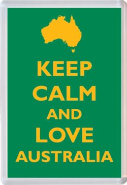 Keep Calm and Love Australia - Jumbo Fridge Magnet Souvenir Gift Present