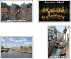 Amersfoort - Holland - 4 PACK - Jumbo Fridge Magnet Souvenir Gift Present