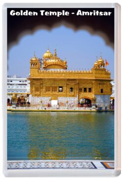 Golden Temple - Amritsar - India - Jumbo Fridge Magnet Souvenir Gift Present 20I2