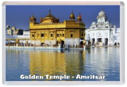 Golden Temple - Amritsar - India - Jumbo Fridge Magnet Souvenir Gift Present 20I5