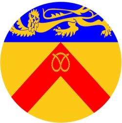 Staffordshire County Flag - TWO PACK - Car Bumper Laptop Window Decal Sticker