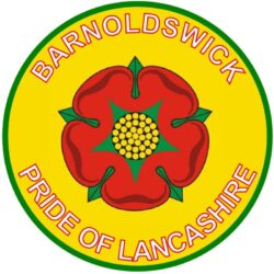 Barnoldswick - Pride of Lancashire - TWO PACK - Car Bumper Laptop Window Decal County Flag Sticker