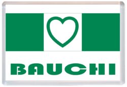 Bauchi - Love Nigeria/Nigerian Towns & Cities Flag - Jumbo Fridge Magnet Souvenir Gift Presen